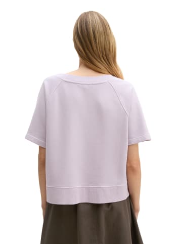 Marc O'Polo Kurzarm-Sweatshirt loose in Dusty Lavender