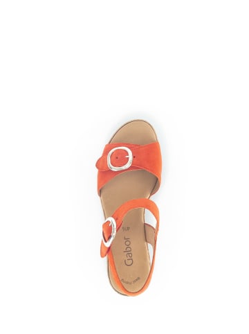 Gabor Fashion Plateau Sandale in orange