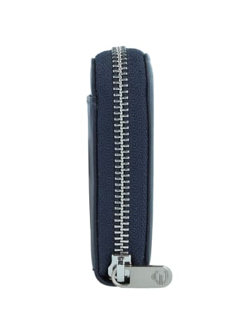 Esquire Viktoria Geldbörse RFID Leder 19 cm navy