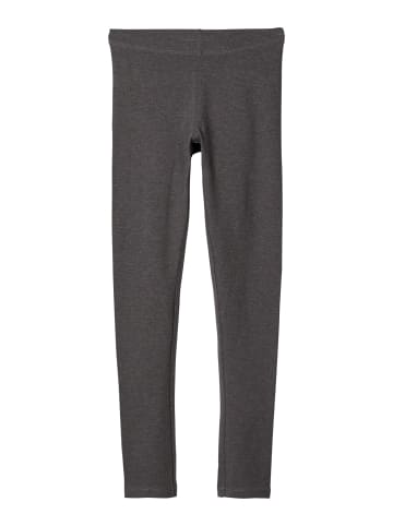 name it Leggings lang in dark grey melange