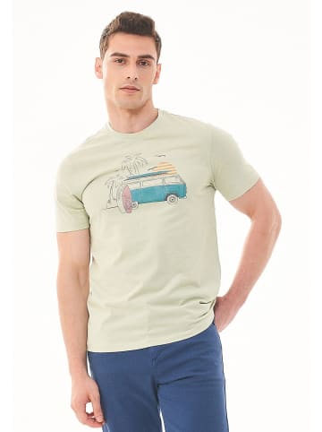 Organication T-Shirt "MOR13619" in Zartgrün