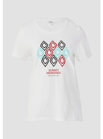 s.Oliver T-Shirt in 01D1_weiß