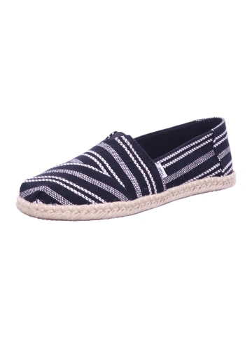 TOMS Damen Slipper Alpargata Rope in Schwarz