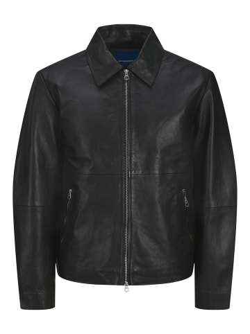Jack & Jones Lederjacke in Black
