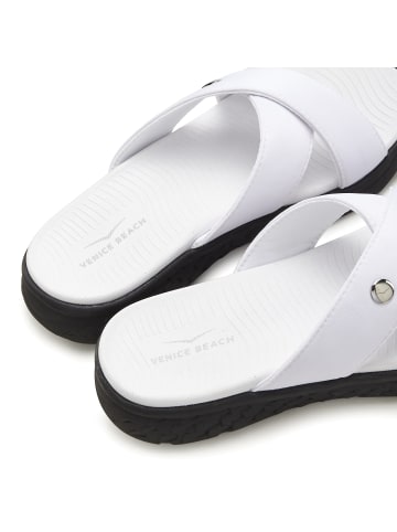 Venice Beach Badepantolette in weiß