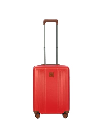 BRIC`s Ferrara - 4-Rollen-Kabinentrolley 55 cm (green) in rot