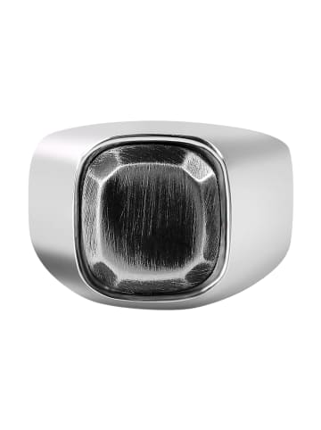 Adeliás Herren Ring aus Edelstahl in silber