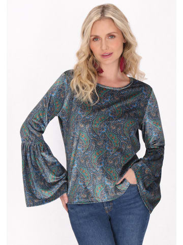VIRITA Women Blouse in Blue Multicolor
