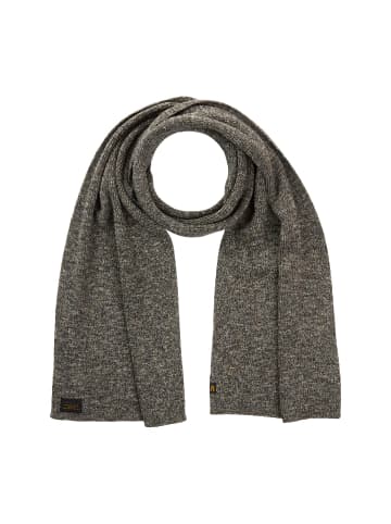 Camel Active Melierter Strickschal in Navyblau