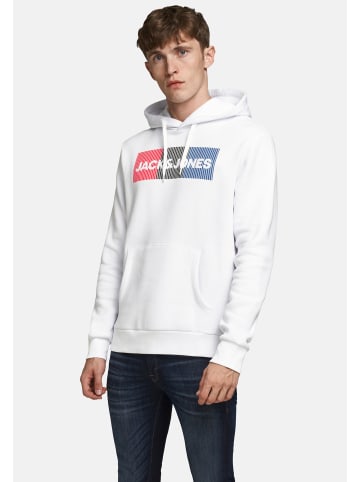 Jack & Jones Sweatshirt 'Corp Logo' in White