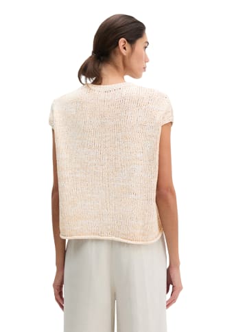 Marc O'Polo Ärmelloser Strickpullover oversized in Light Beige
