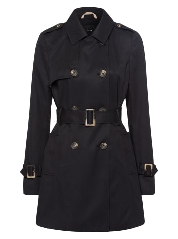 Zero  Trenchcoat zweireihig in Black Beauty