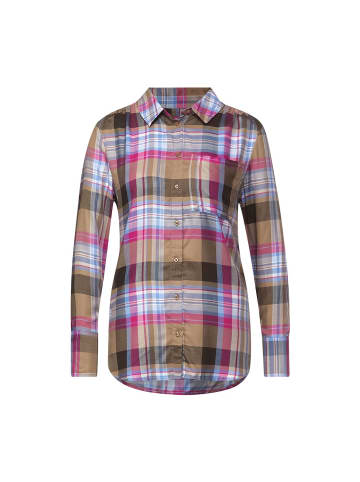 Street One Langarmbluse in dark deer brown