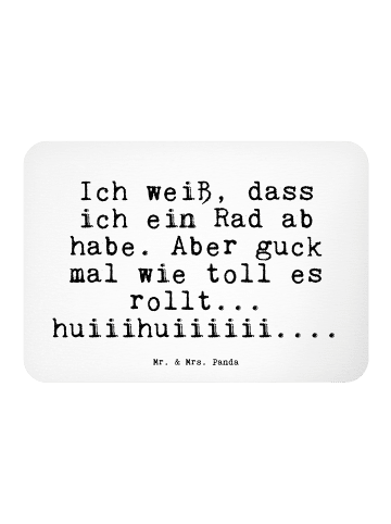 Mr. & Mrs. Panda Magnet Ich weiß, dass ich... mit Spruch in Weiß