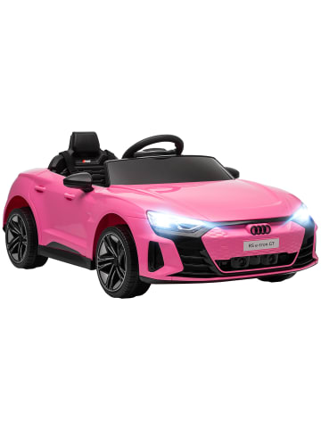 HOMCOM AUDI RS E-tron GT Kinderauto 3-5 Jahre Rosa