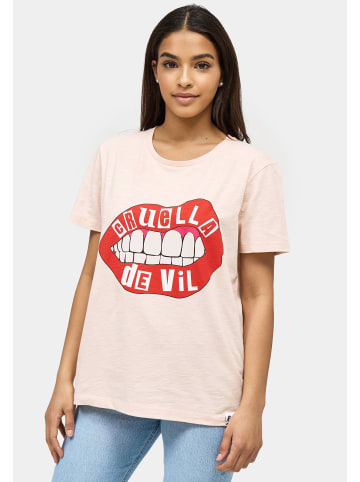 Recovered T-Shirt Cruella Devil Lips in pink