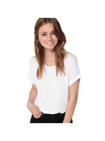 ONLY T-Shirt 1er Pack in Weiß
