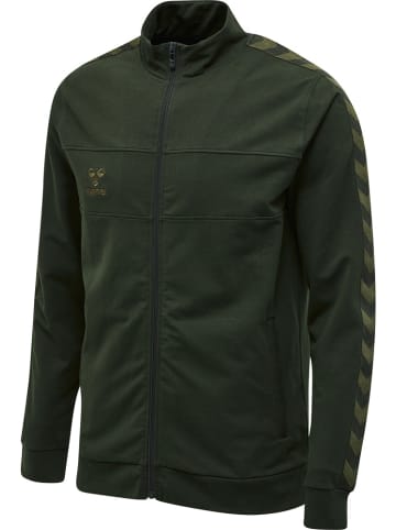 Hummel Trainingsjacke "Hmlmove Classic Zip Jacket" in Grün