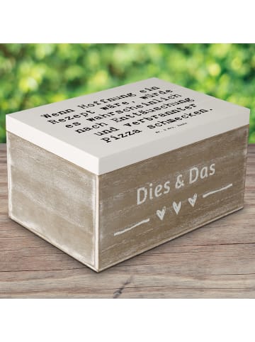 Mr. & Mrs. Panda Kiste Spruch Hoffnung in schwierigen Zeiten mit... in Weiß