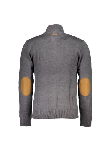 GianMarco Venturi Grau Baumwolle Herren Strickjacke