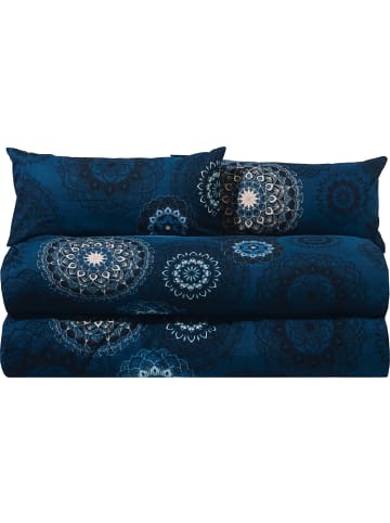 Erwin Müller Single-Jersey Bettwäsche Sparpaket 4-tlg. in dunkelblau