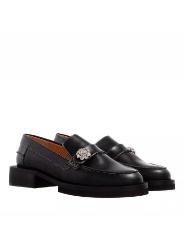 GANNI Jewel Loafers Black in black