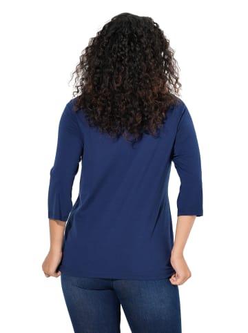 Ulla Popken Shirt in tintenblau