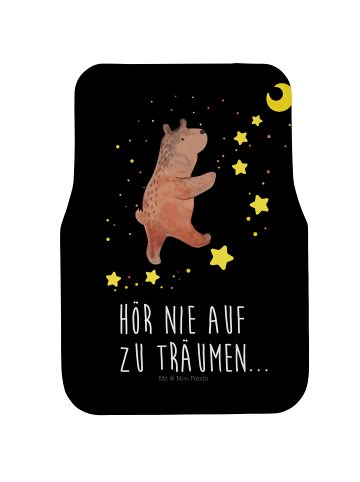 Mr. & Mrs. Panda Fußmatte Fürs Auto Bär Träume mit Spruch in Schwarz