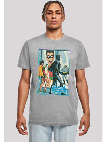 F4NT4STIC T-Shirt DC Comis Superhelden Batman TV Serie Dynamic Duo in grau meliert