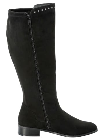 sheego Weitschaftstiefel in schwarz
