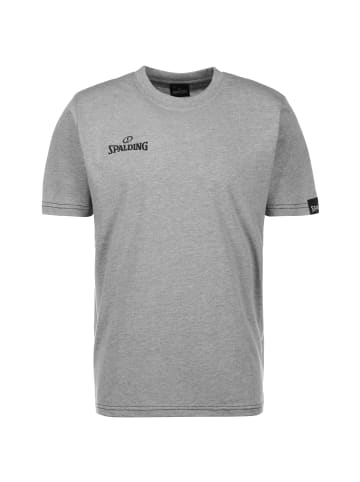 Spalding T-Shirt Team II in grau / schwarz