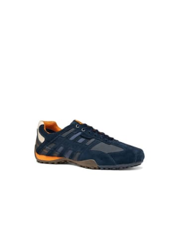 Geox Schlangenmuster Herren-Sneaker in Navy/Dk Navy