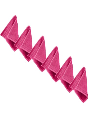 Erwin Müller Frottier Seiftuch 6er-Pack Heidelberg in pink