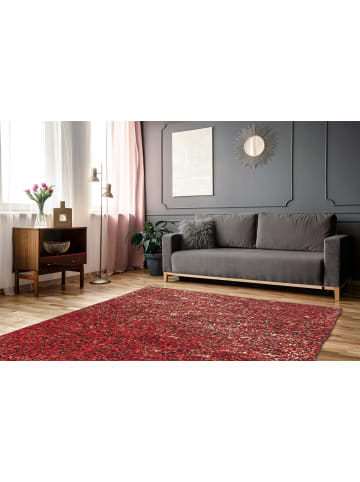 Arte Espina Kurzflor Teppich Finish 125 in rot - gold - rechteckig