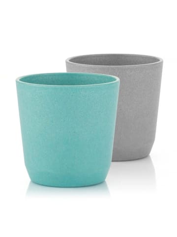Reer Growing Becher 2er Set blau/grau in Blau ab 6 Monate