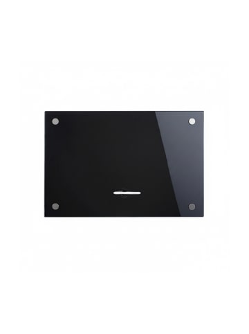 relaxdays Magnettafel in Schwarz - 80 x 50 cm