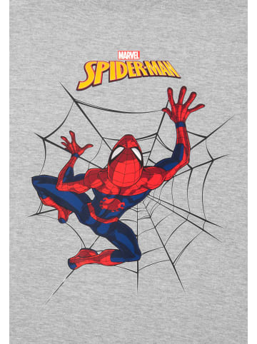 United Labels Marvel Spiderman Schlafanzug Pyjama Set Kurzarm Hose in blau/grau