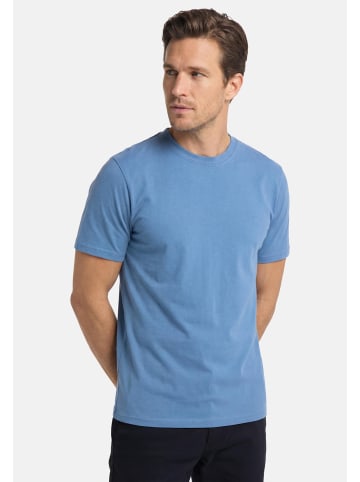 Casa moda T-Shirt Basic in Blau / hellblau / dunkelblau