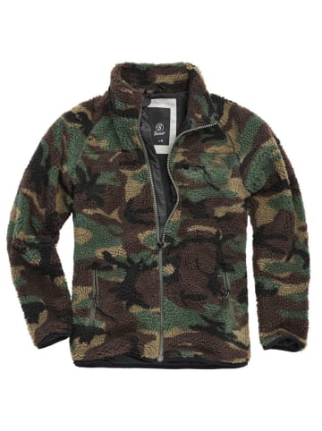 Brandit Fleecejacke/Fleecepullover "Teddyfleece Jacket" in Camouflage