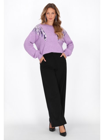 faina Women Sweater in lilac