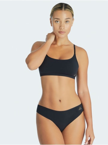adidas Bustier Scoop Bralette - Sport Active Micro Body Fit in Schwarz