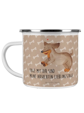 Mr. & Mrs. Panda Tasse Hund Dackel mit Spruch in Hundeglück