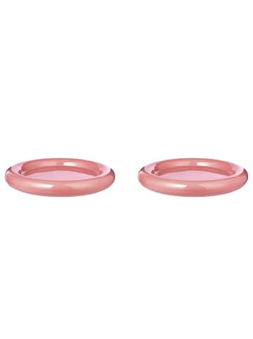 Butlers Dinnerteller GROOVE 2er-Set in Pink