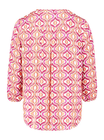 CARTOON Blusenshirt mit Muster in Pink/Apricot