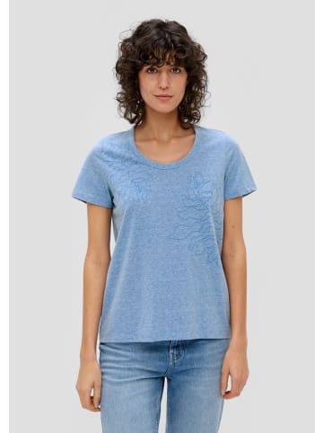 s.Oliver T-Shirt kurzarm in Blau