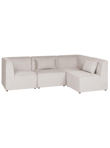 Beliani 4-tlg Modulsofa LEMVIG in Beige