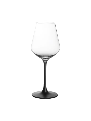 Villeroy & Boch 12er Set Wein- und Sektgläser Manufacture Rock in schwarz-transparent