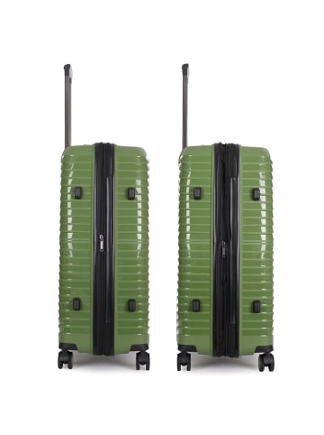 Stratic Bright+ 4 Rollen Trolley L 76 cm mit Dehnfalte in olive