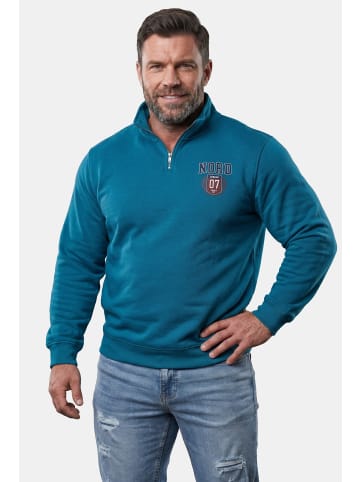Men Plus Sweatshirt in rauchblau