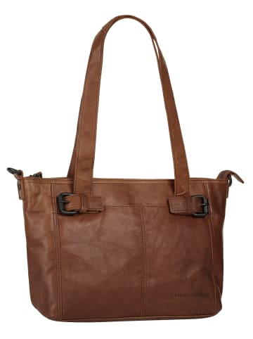 SPIKES & SPARROW Shopper in cognac